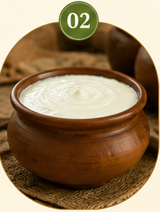 Traditional curd setting