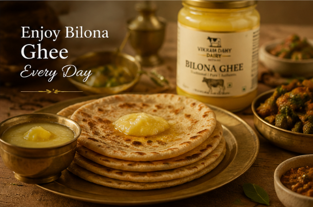 Bilona Ghee in Indian kitchen